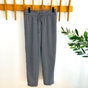 J Crew Navy/White Lounge Pants​​​​​​​​​​​​​